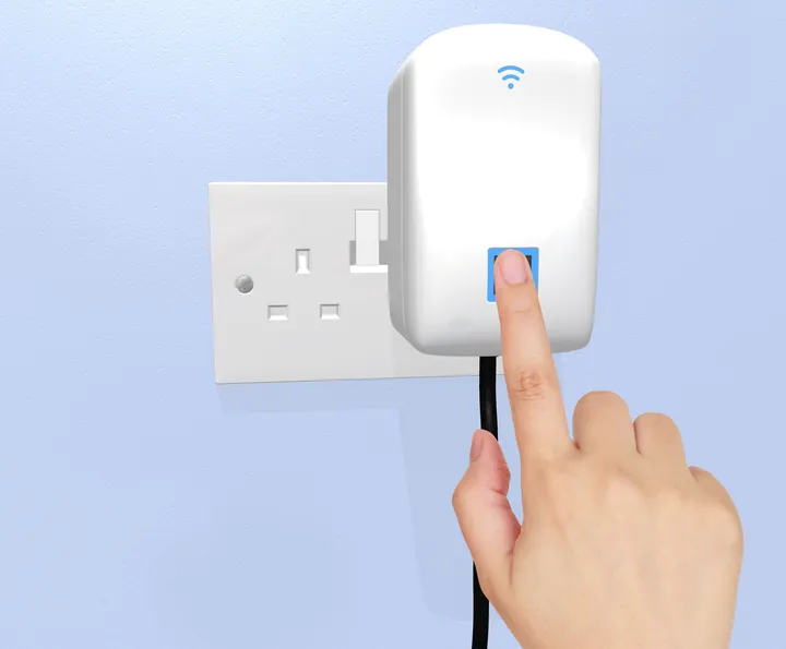 SecuriPlug fitted in a wall socket