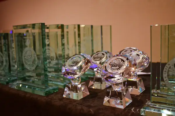 bis glass and crystal awards lined up for the British Invention Awards 2013