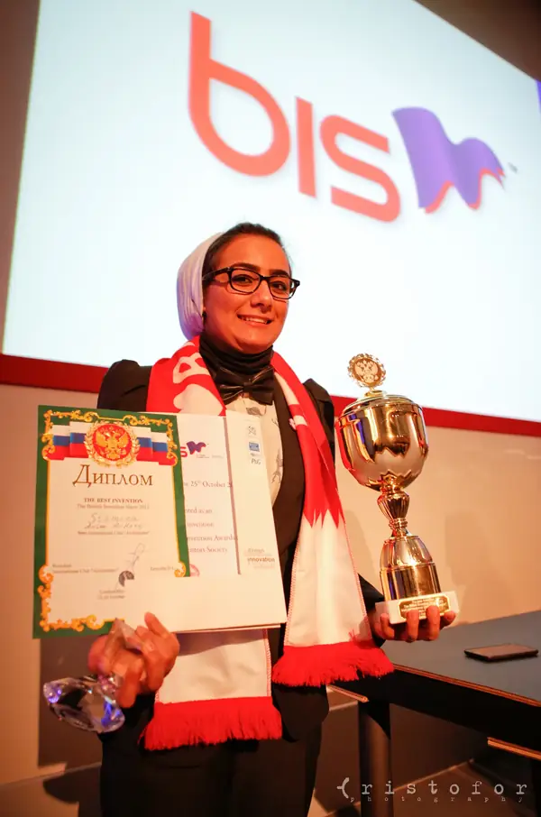 Winner with a gold cup and diploma at the British Invention Awards 2013